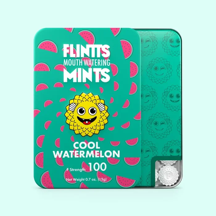 Flintts Mouth Mints 2 Pack Cool Watermelon – F-Strength 100