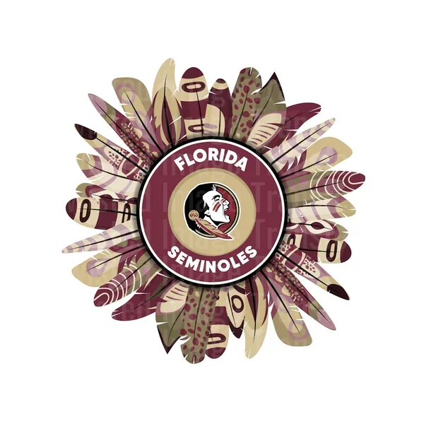 Florida Seminoles 20 oz Skinny Straight Tumbler Wrap