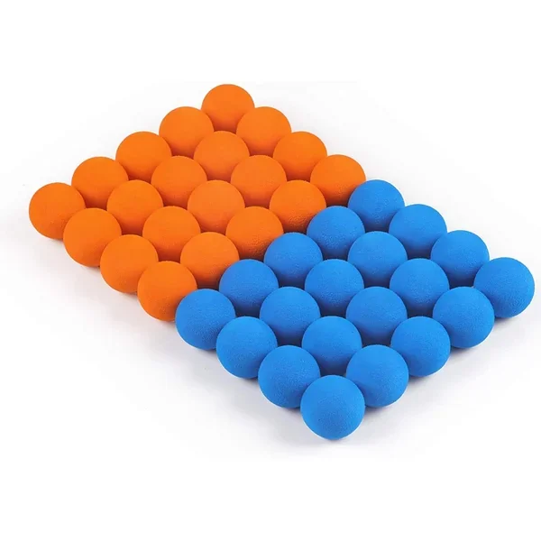 Foam Balls 40 Pcs For Air Popper Gun Blaster Guns Refill Bullets Toys Foam
