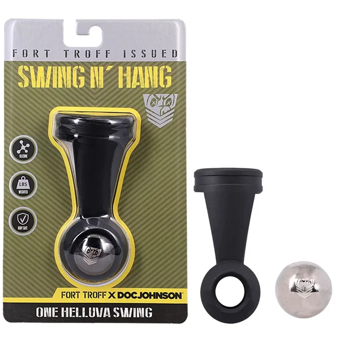 Fort Troff – Swing N’ Hang – Black Weighted Ball Tugger