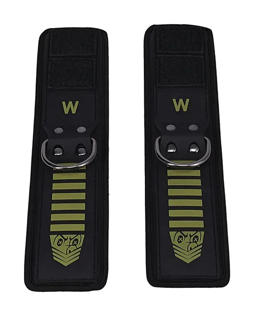 Fort Troff Tactical Wrist Cuffs – Black/Green