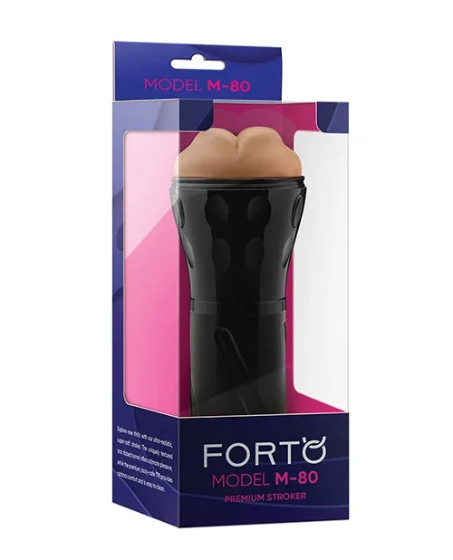 Forto Model M-80 Hard-Side Mouth Masturbator – Tan