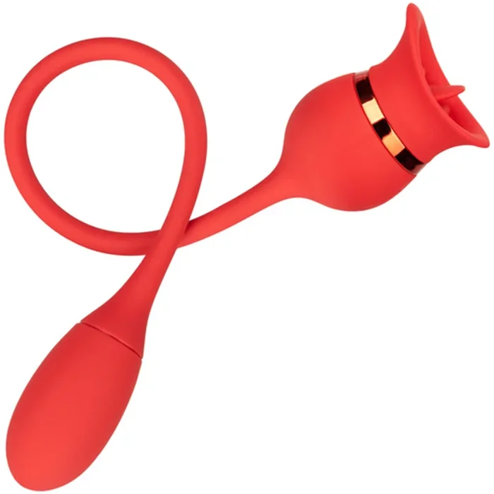 French Kiss Casanova Clit Stimulator – (2 in 1 Tongue & Bullet Vibrator!)