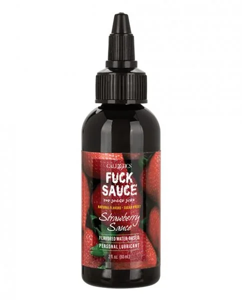 Fuck Sauce Flavored Water-Based Personal Lubricant – Strawberry 2 fl. oz.