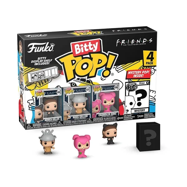 Funko Bitty Pop! Friends Mini Collectible Toys 4-Pack – Halloween Costume C