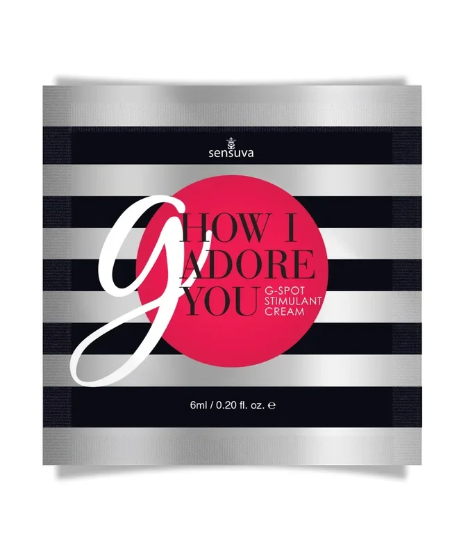 G How I Adore You G-Spot Enhancement Cream – 6 ml Single Use Pillow Packet