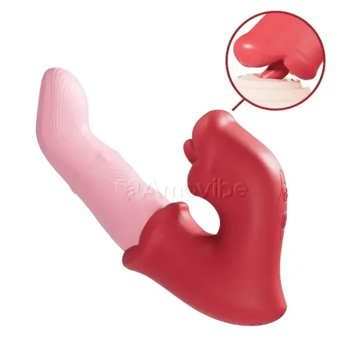 G-Spot & Clit Vibrator – Tongue Licking Action, Waterproof