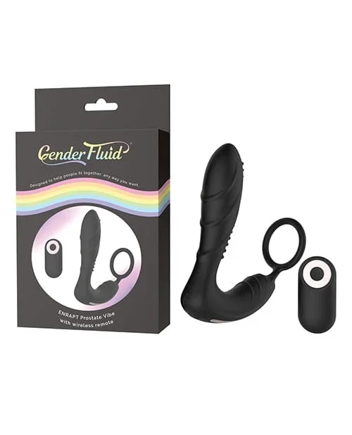 Gender Fluid Enrapt Prostate Vibe with remote – Black