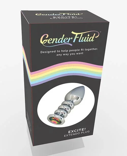Gender Fluid Excite! Extendo Plug – Silver