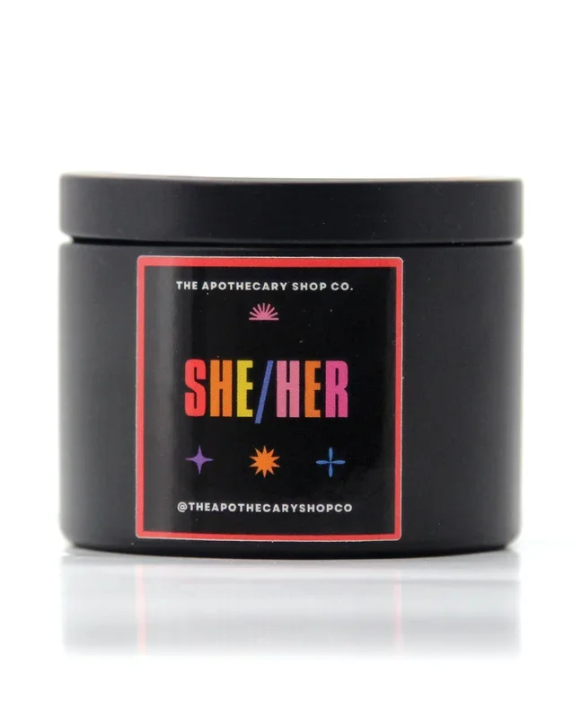 Gender Fluid She/Her Candle