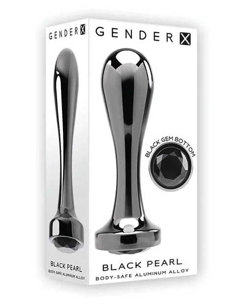 Gender X Black Pearl Plug – Black