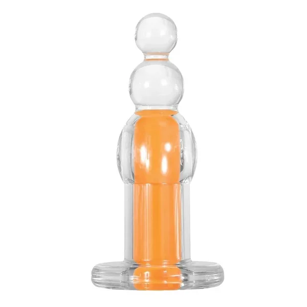 Gender X Orange Dream Silicone Rechargeable Beads with Remote Control