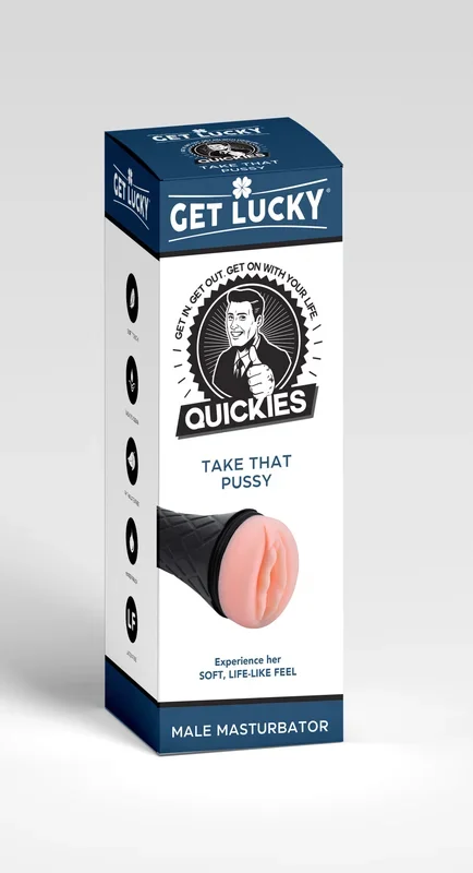 Get Lucky Quickies Male Masturbator with Realistic Vagina Design