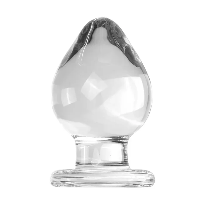 Giant Clear Anal Glass Toy