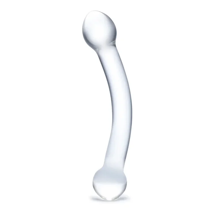 Glas Curved Glass G-Spot Stimulator Clear 7 Inch