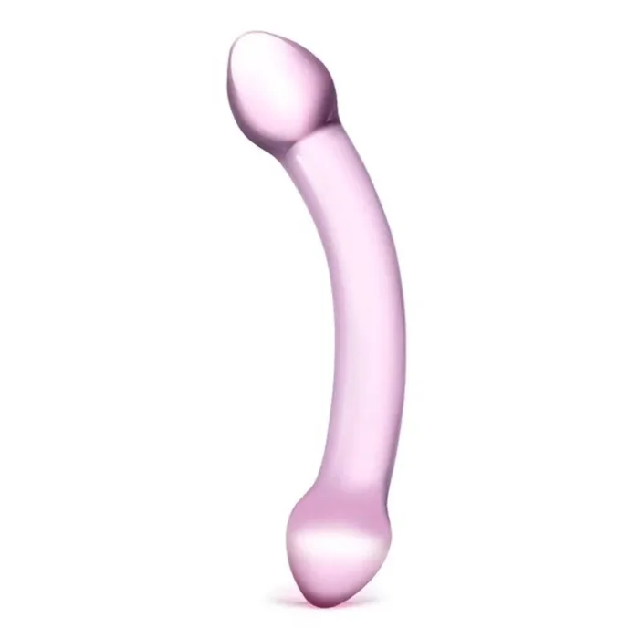 Glas Double Trouble Dildo Purple 7.25 Inch