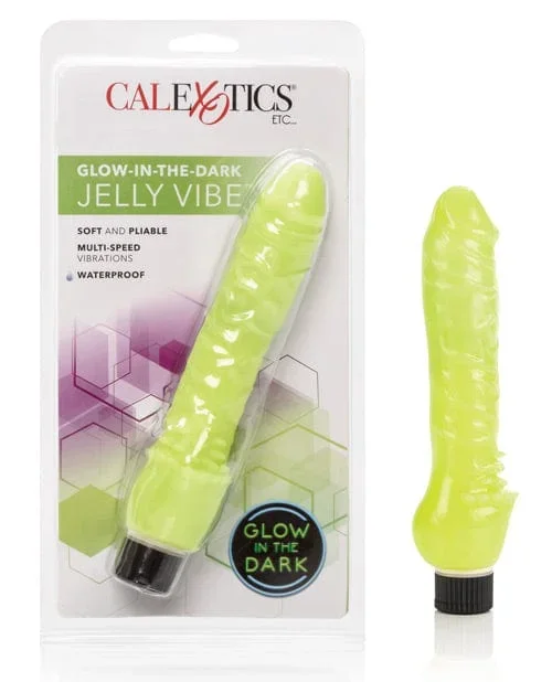 Glow-in-the-dark 7″ Jelly Penis Vibe