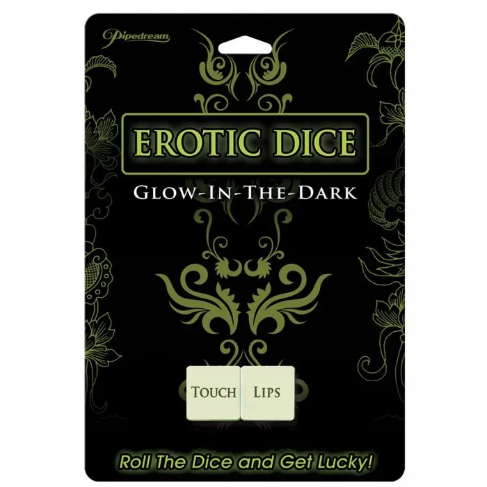 Glow in the Dark Erotic Dice for Intimate Adult Play