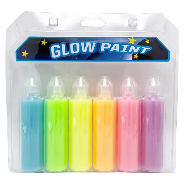Glow-in-the-Dark Paint – 6 Pack