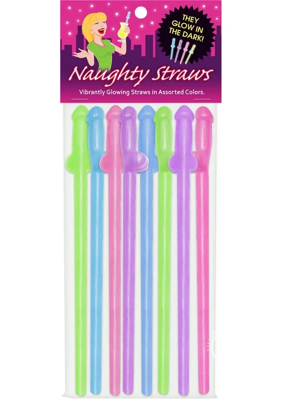 Glowing Naughty Straws
