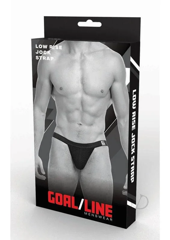 Goal Line Low Rise Jockstrap Black Small Medium