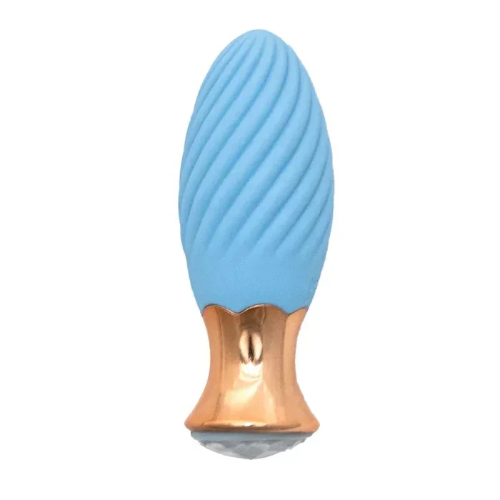 Goddess Diamond Tulip Massager – Blue