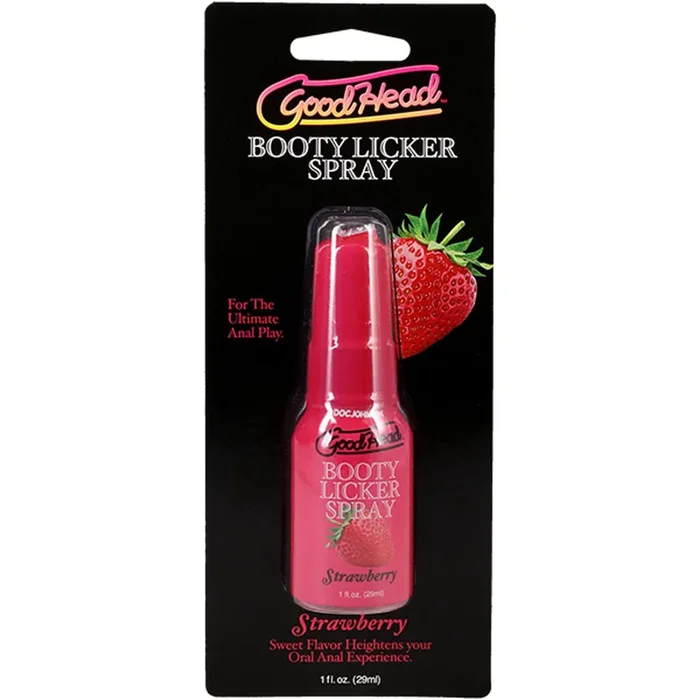 GoodHead Booty Licker Spray – Strawberry – Strawberry Flavoured Spray – 29 ml Bottle