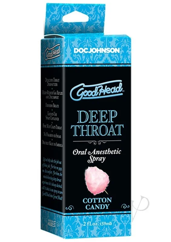 GoodHead Deep Throat Spray Cotton Candy 2 Oz