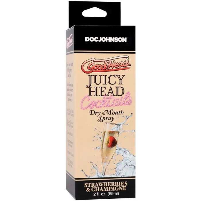Goodhead Juicy Head Cocktails Dry Mouth Spray Strawberries Champagne