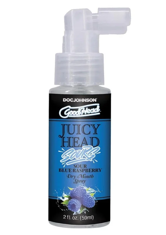 Goodhead Juicy Head Dry Mouth Spray – Sour Blue Raspberry