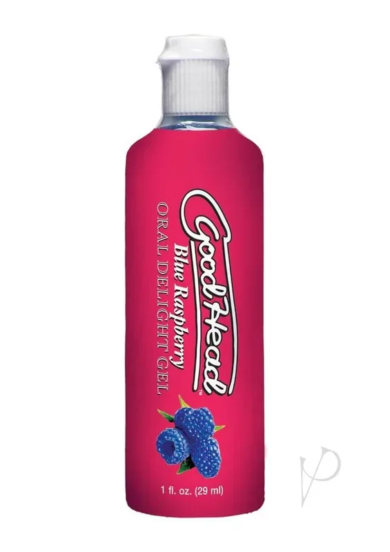 GoodHead Oral Delight 1 Oz Blue Raspberry Gel