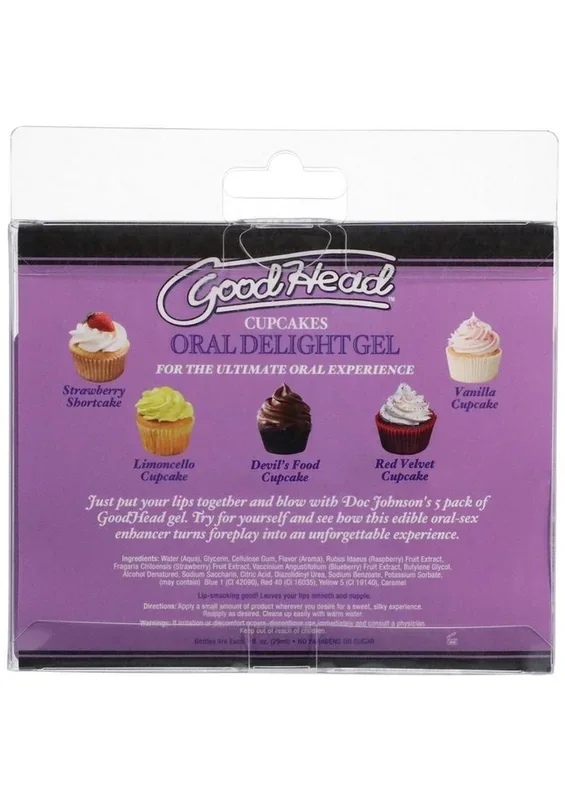 Goodhead Oral Delight Gel Cupcakes