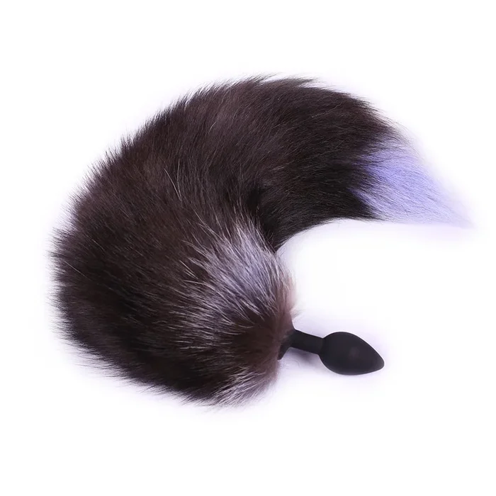 Grey Fox Silicone Tail Plug 18″