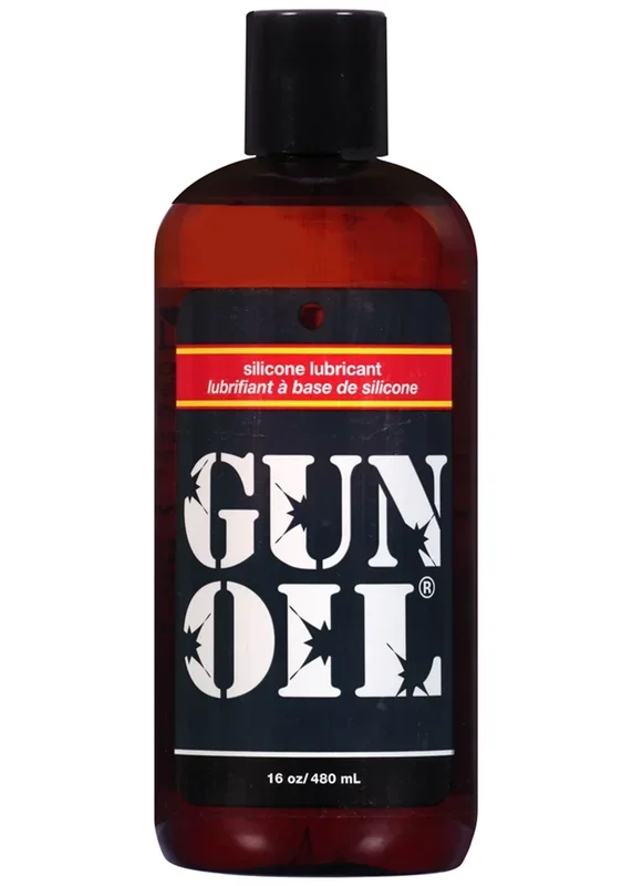Gun Oil Silicone Lubricant 16 Oz with Aloe Vera for Intimacy