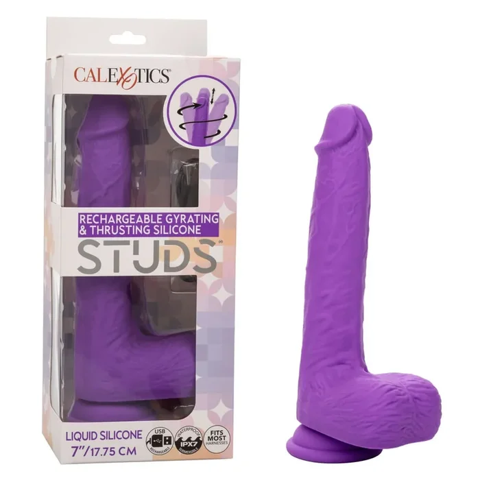 Gyrating & Thrusting Silicone Studs – Rechargeable Intense Pleasure from CalExotics
