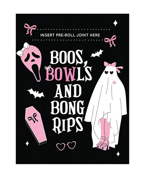 Halloween Boo’s Greeting Card with Matchbook