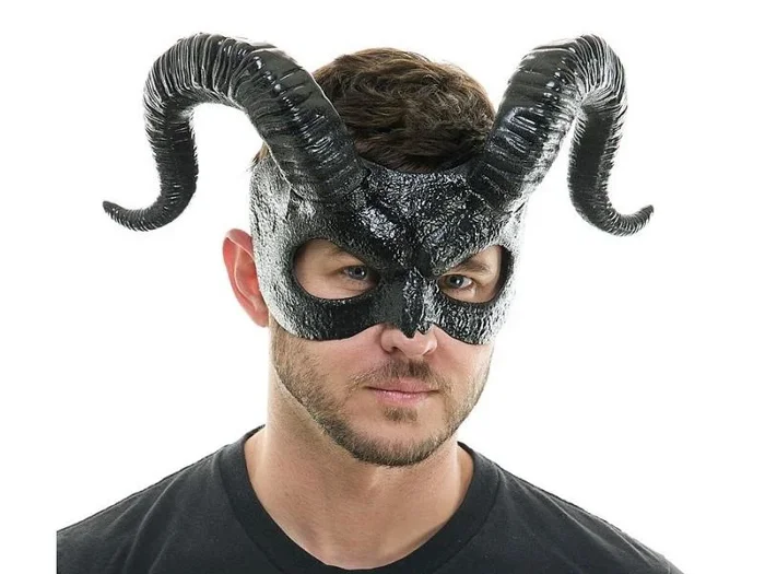 Halloween Devil Mask – Black