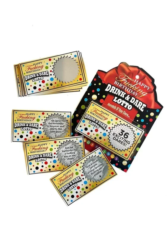 Happy F’n Birthday Lotto Dare Game