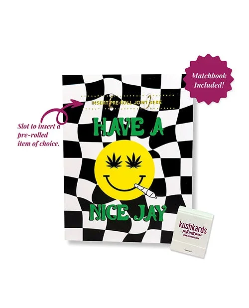 Have A Nice Jay Greeting Card With Matchbook Included