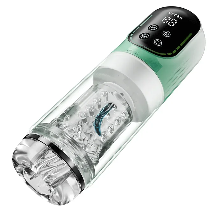 Heaven – 5 in 1 Dual Egg Vibrator Rotating Thrusting Suction Masturbator Cup Adult Sex Toys Men