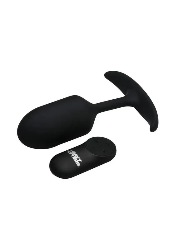 Heavy Hitters Vibrating Weighted Rechargeable Silicone Anal Plug