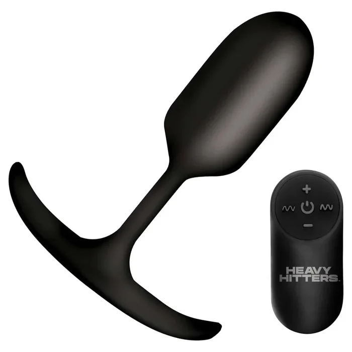 Heavy Hitters Vibrating Weighted Silicone Anal Plug – Medium