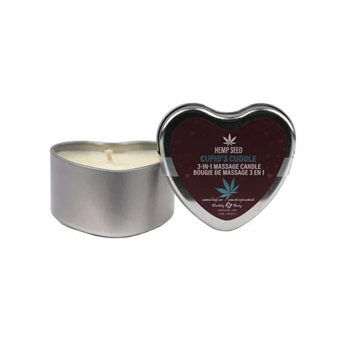Hemp Seed 3-in-1 Valentines Day Candle – Cupid’s Cuddle 4 Oz