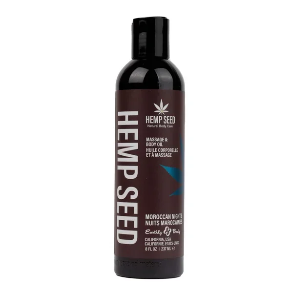 Hemp Seed Massage & Body Oil – Moroccan Nights (Earthy & Spicy-Sensual)