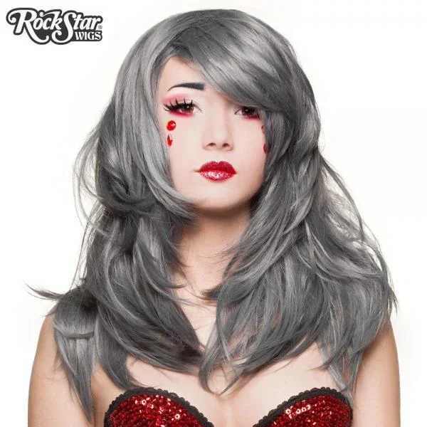Hologram 22″ Wig – Dark Grey Mix