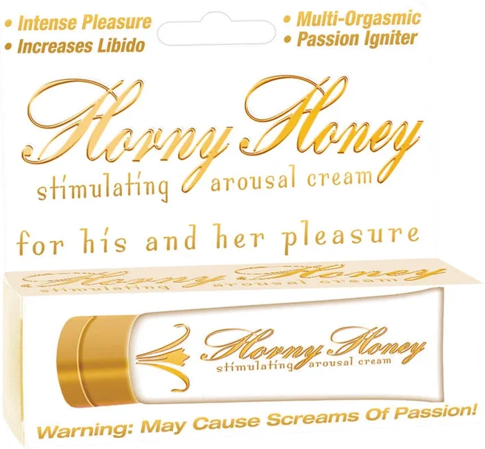 Horny Honey Arousal Cream: 1 Oz Tube of Sensational Pleasure Boost for Him and Her