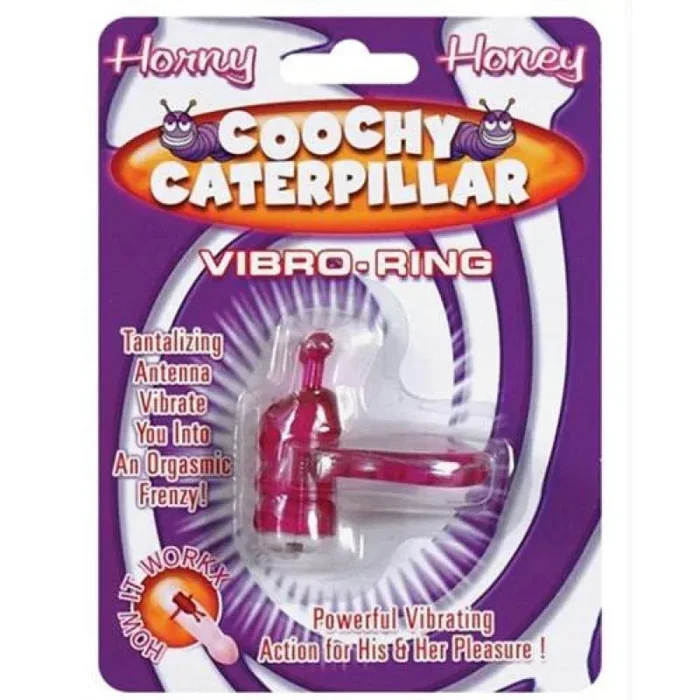 Horny Honey Vibro Ring Coochy Caterpillar – Magenta