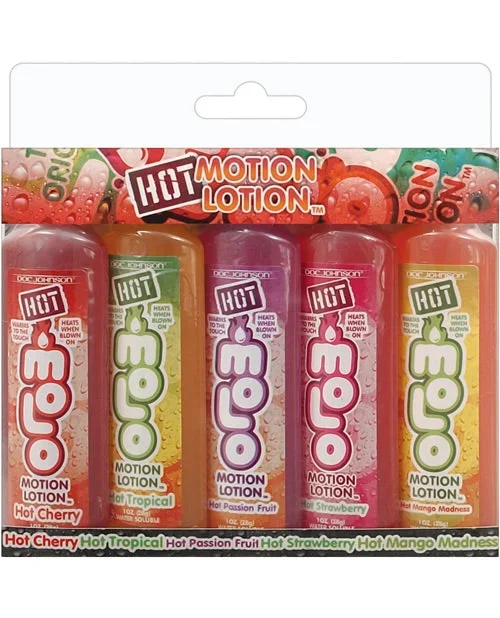 Hot Motion Lotion Kit – 1 oz Asst. Flavors Pack of 5