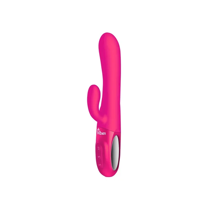 Hypnotic – Hot Pink – Thrusting Rabbit With Swinging Clitoral Stimulator