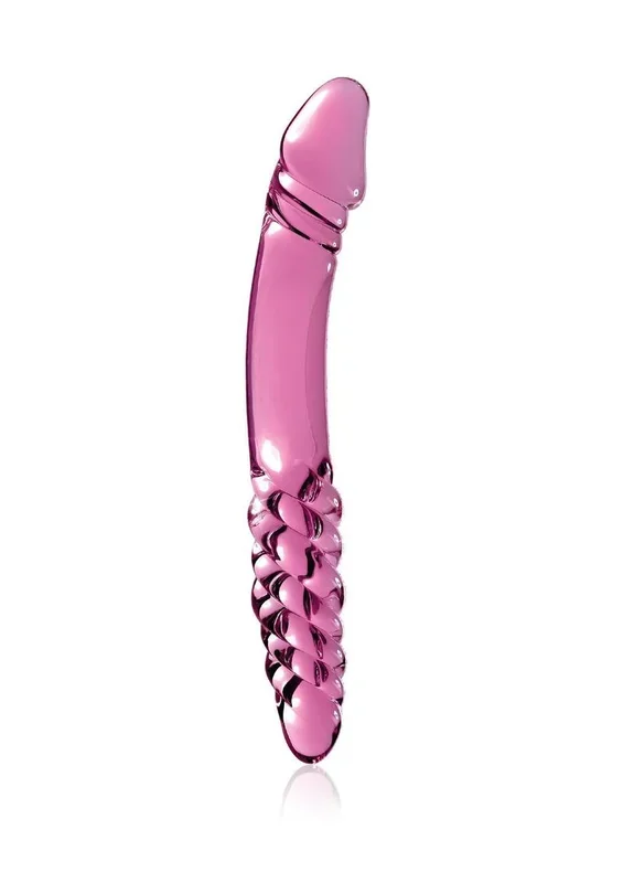 Icicles No. 57 Double-Sided Textured Glass Dildo